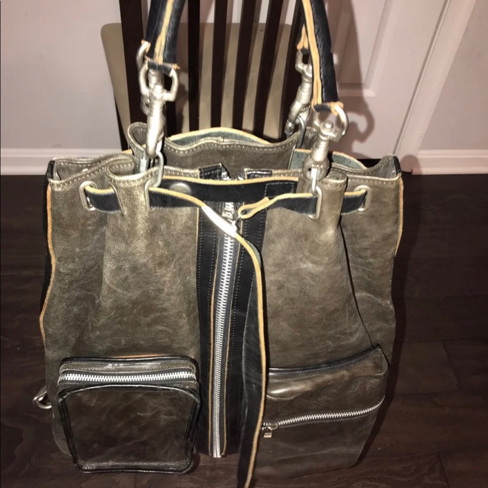 Composition Leather Backpack - image 5